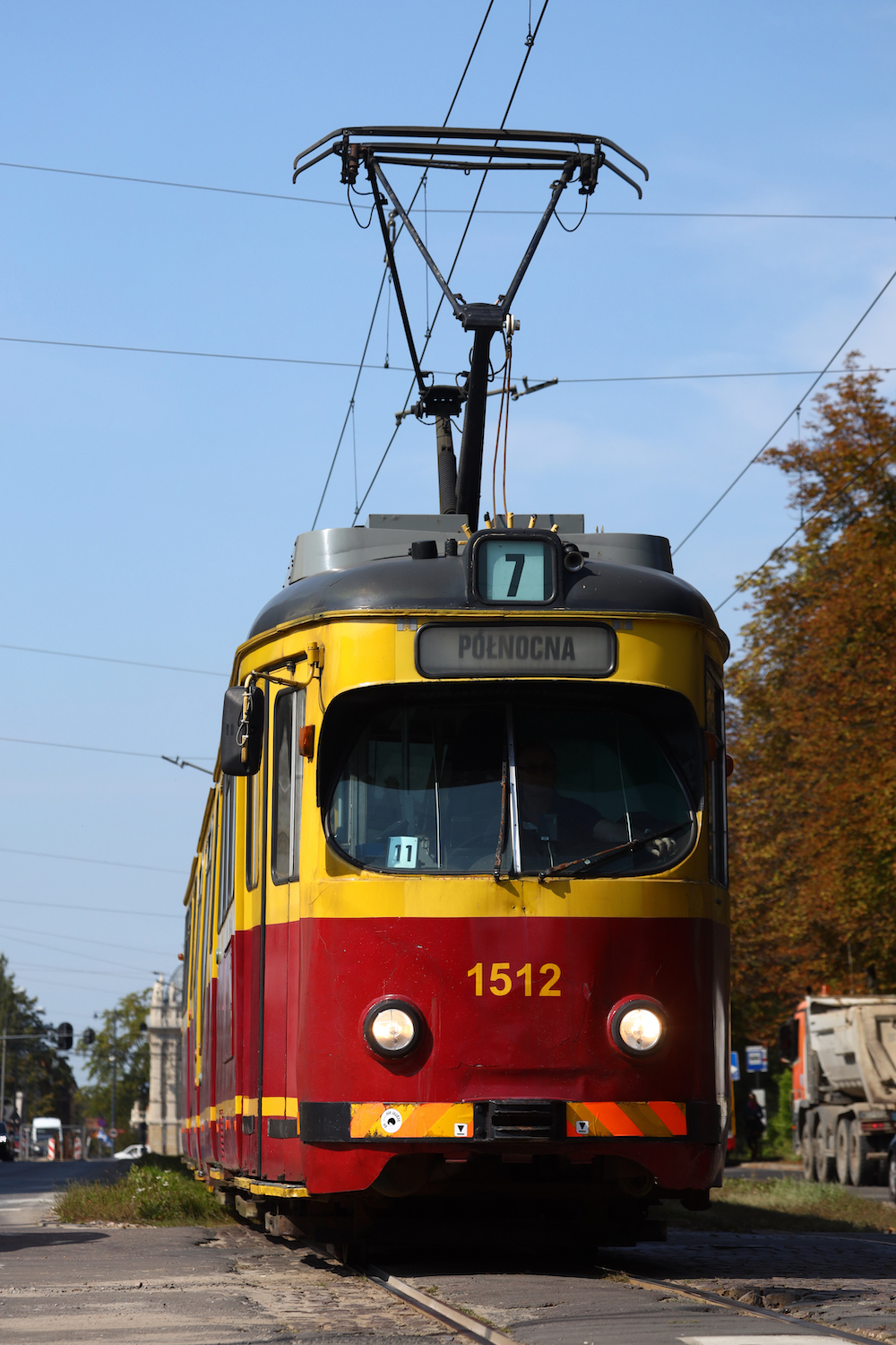 ポーランド・ウッチの路面電車(デュワグカー)を撮り鉄