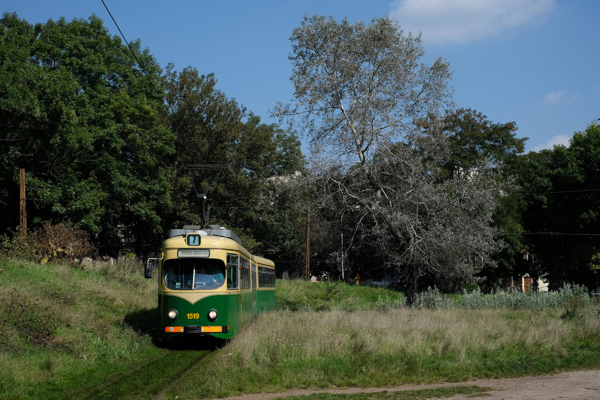 ポーランド・ウッチの路面電車(デュワグカー)を撮り鉄